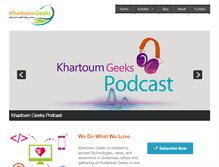 Tablet Screenshot of khartoum-geeks.com